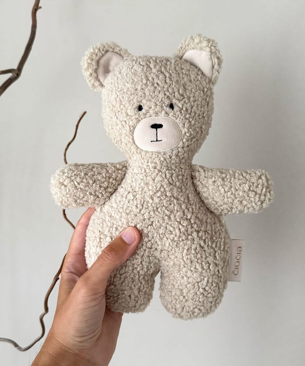 Mėnesio meškiukas TEDDY II žaislas Žaislas – meškiukas TEDDY II, minkštas ir jaukus, puikus vaikų žaislas.