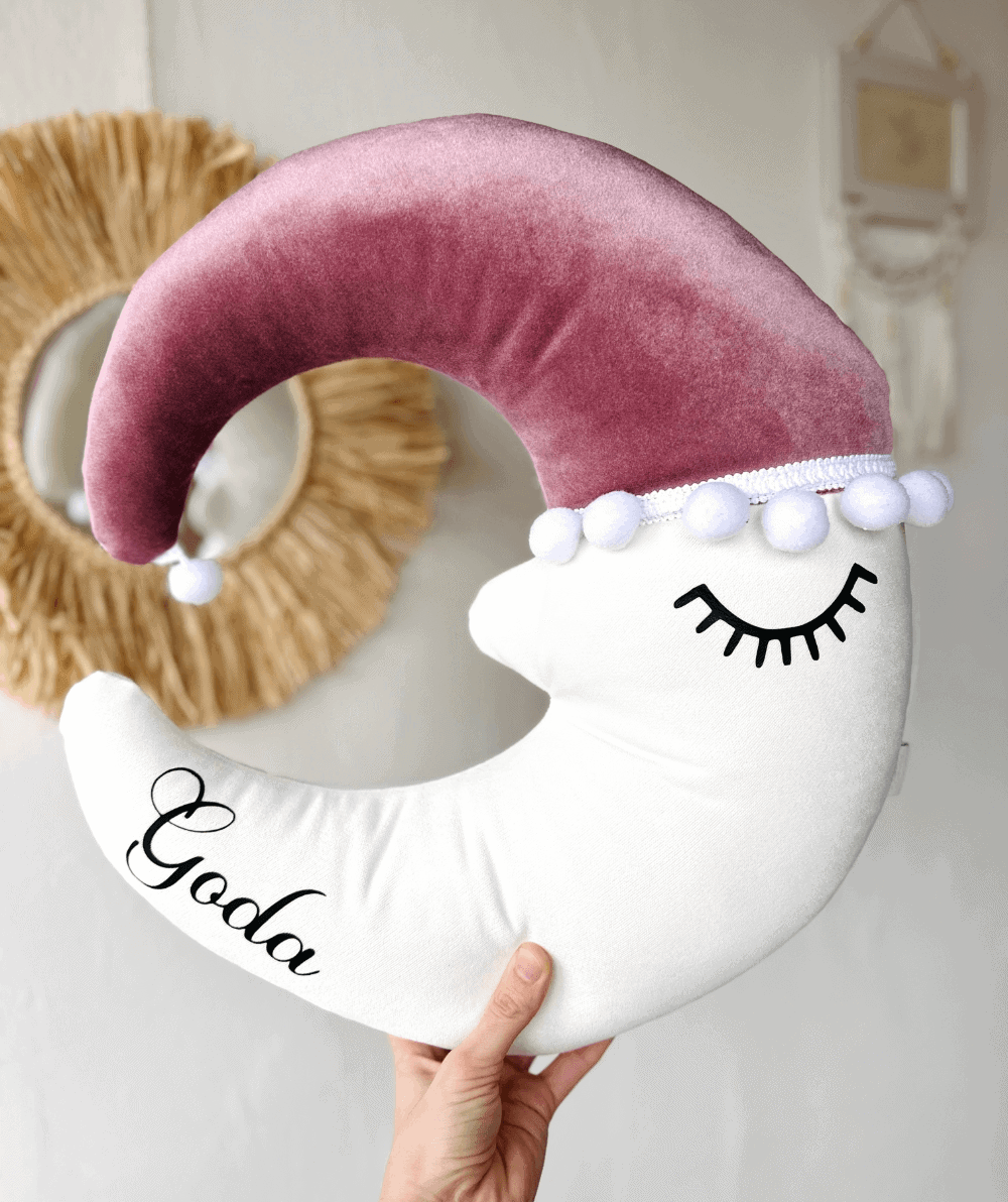 Mėnulis su nosim ir kepure GLOW 3