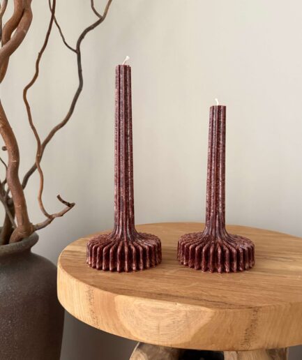 Žvakių dekoracijos, rankų darbo, Mellow Loom, namų interjeras.