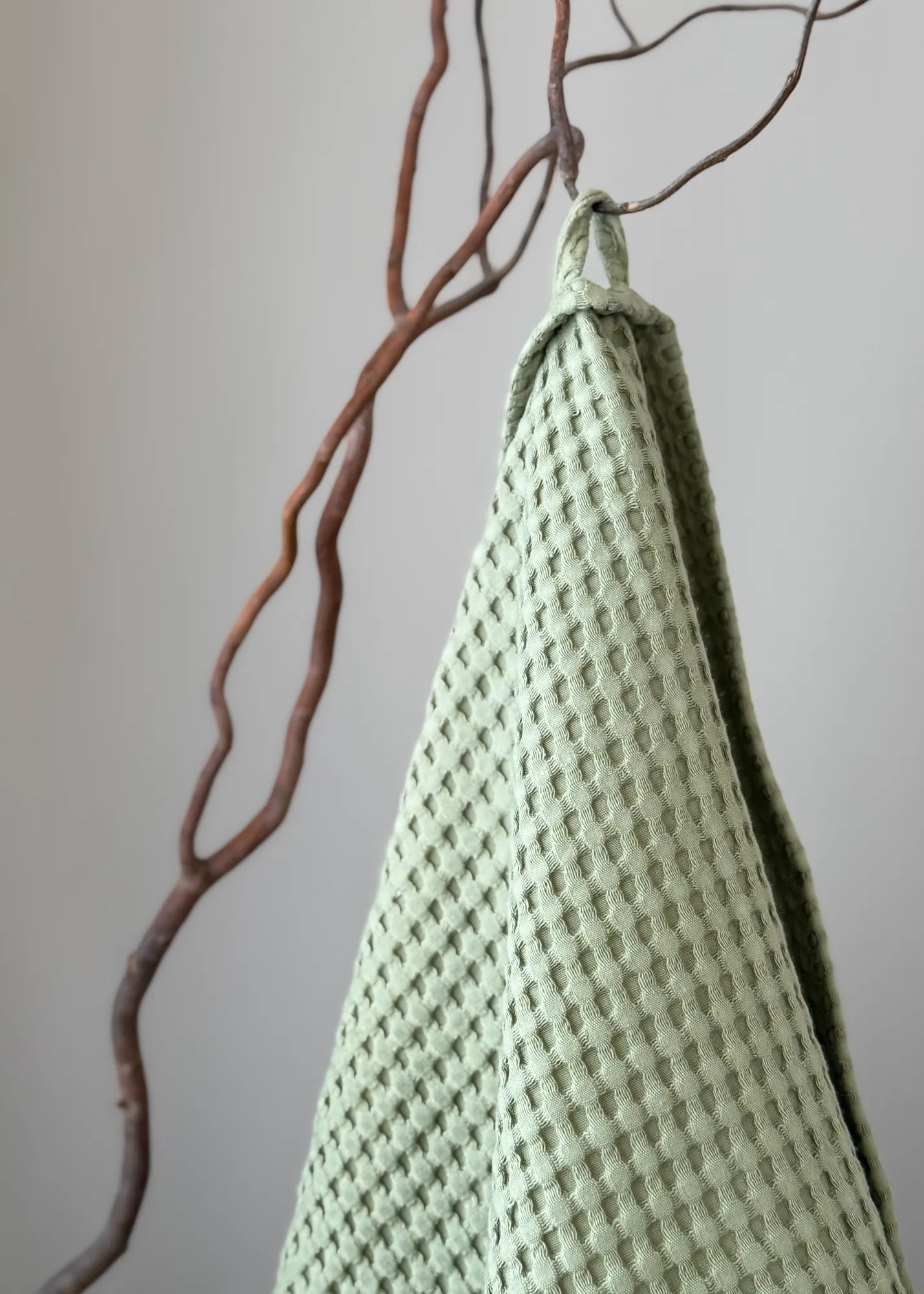 vaflinis virtuvinis ranksluostis samanos